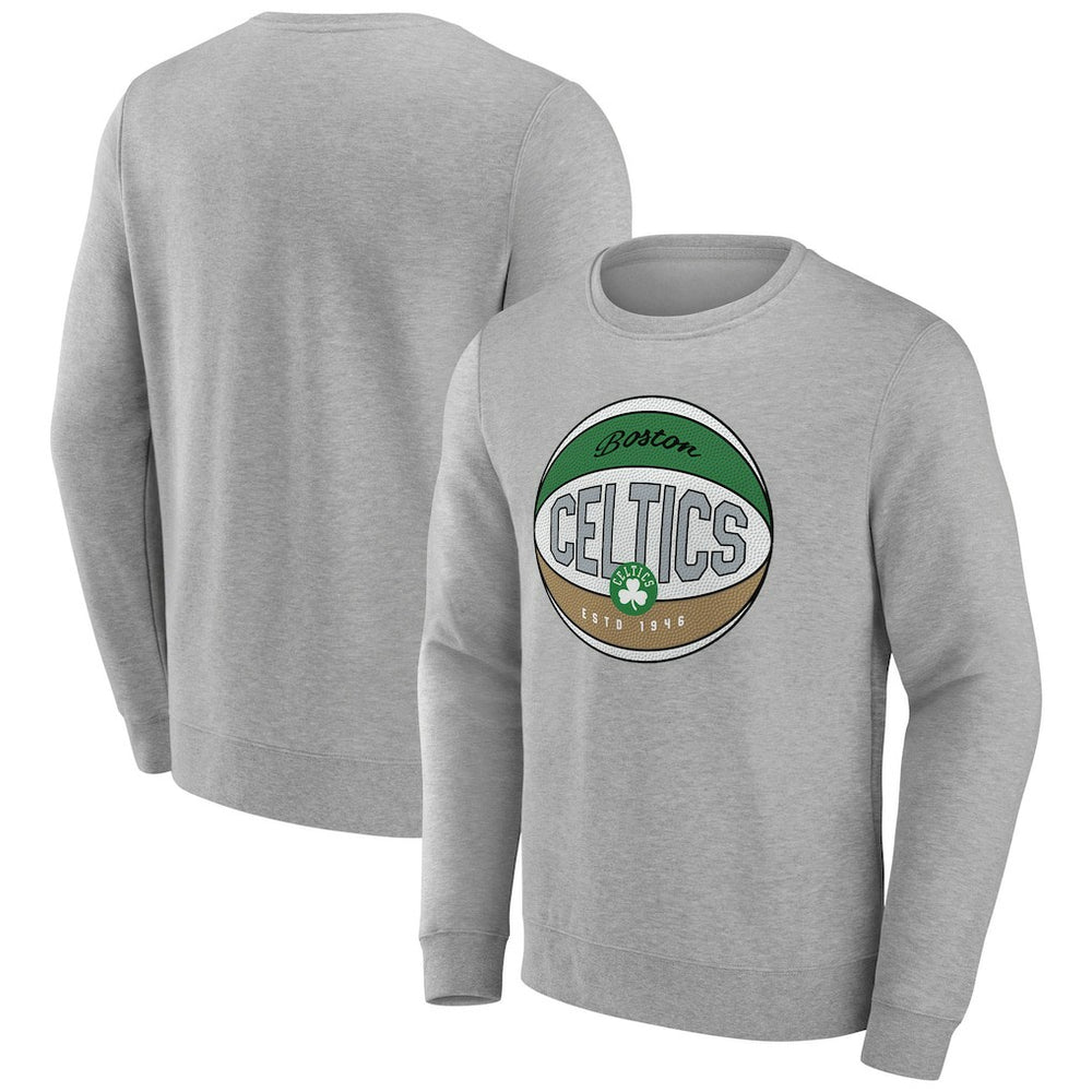 Boston Celtics Hard Color Pullover Sweatshirt - Gray outlet