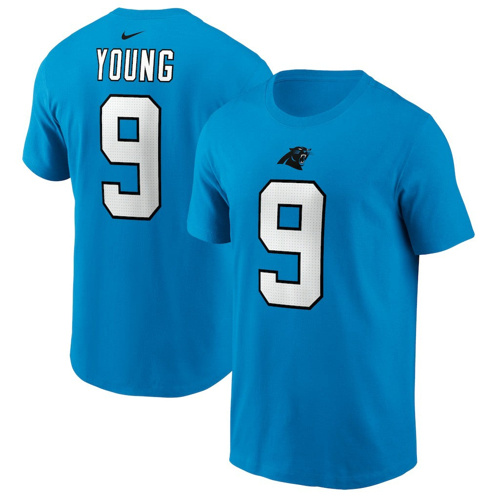 Bryce Young Carolina Panthers Player Name & Number T-Shirt - Blue discount