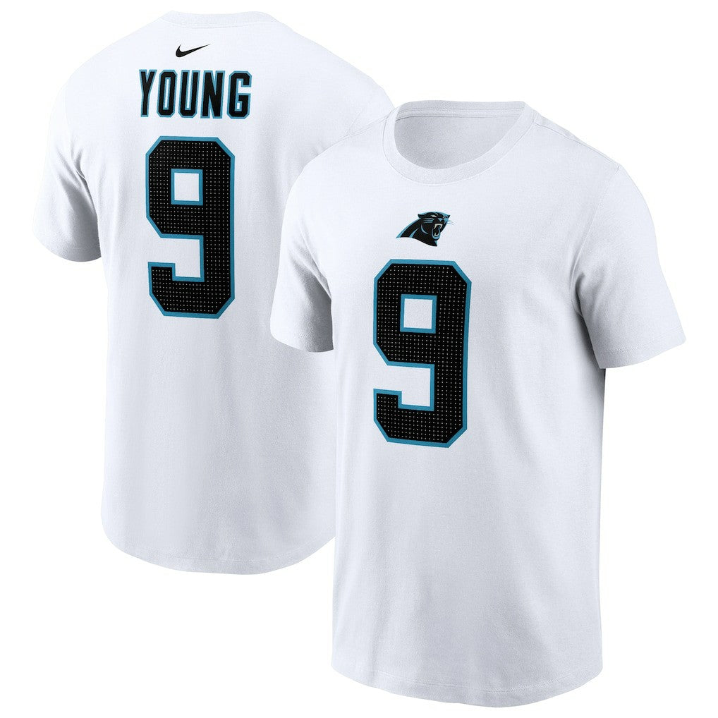 Bryce Young Carolina Panthers Player Name & Number T-Shirt - White online