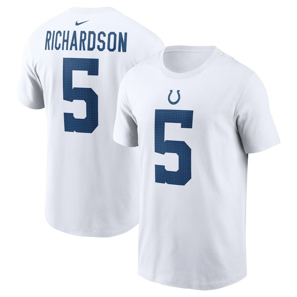 Anthony Richardson Indianapolis Colts Player Name & Number T-Shirt - White on sale