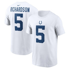 Anthony Richardson Indianapolis Colts Player Name & Number T-Shirt - White on sale