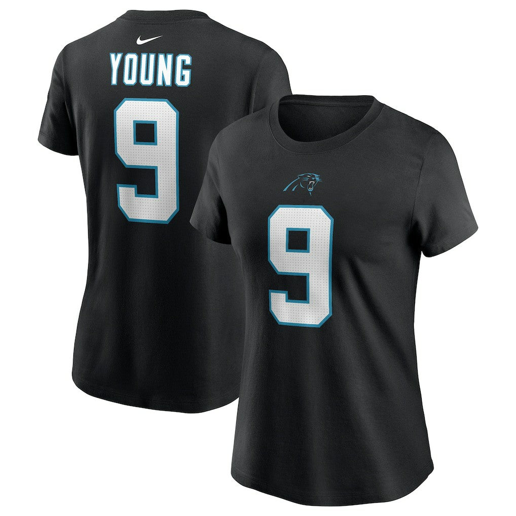 Bryce Young Carolina Panthers Women's Player Name & Number T-Shirt - Black sale