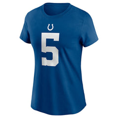 Anthony Richardson Indianapolis Colts Women's Player Name & Number T-Shirt - Royal on sale