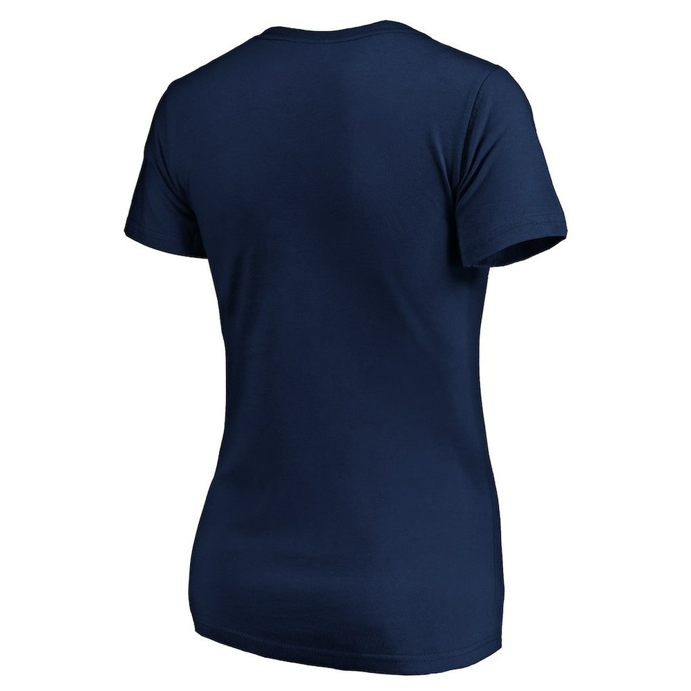 Dallas Cowboys Women's Script V-Neck T-Shirt - Navy discount
