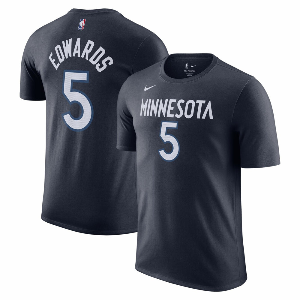 Anthony Edwards Minnesota Timberwolves Icon 2022/23 Name & Number T-Shirt - Navy outlet