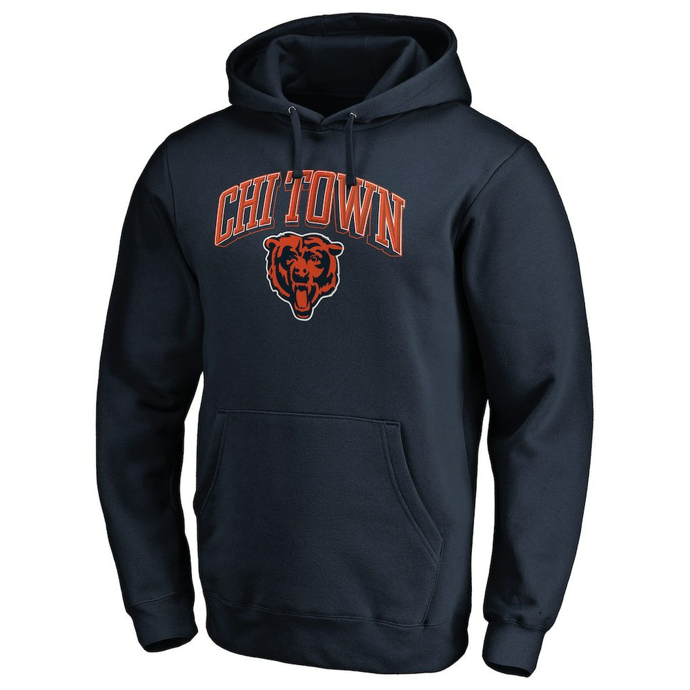 Chicago Bears Hometown Collection Chi Town Pullover Hoodie - Navy on sale
