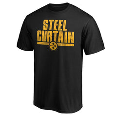 Pittsburgh Steelers Hometown Collection Steel Curtain T-Shirt - Black online