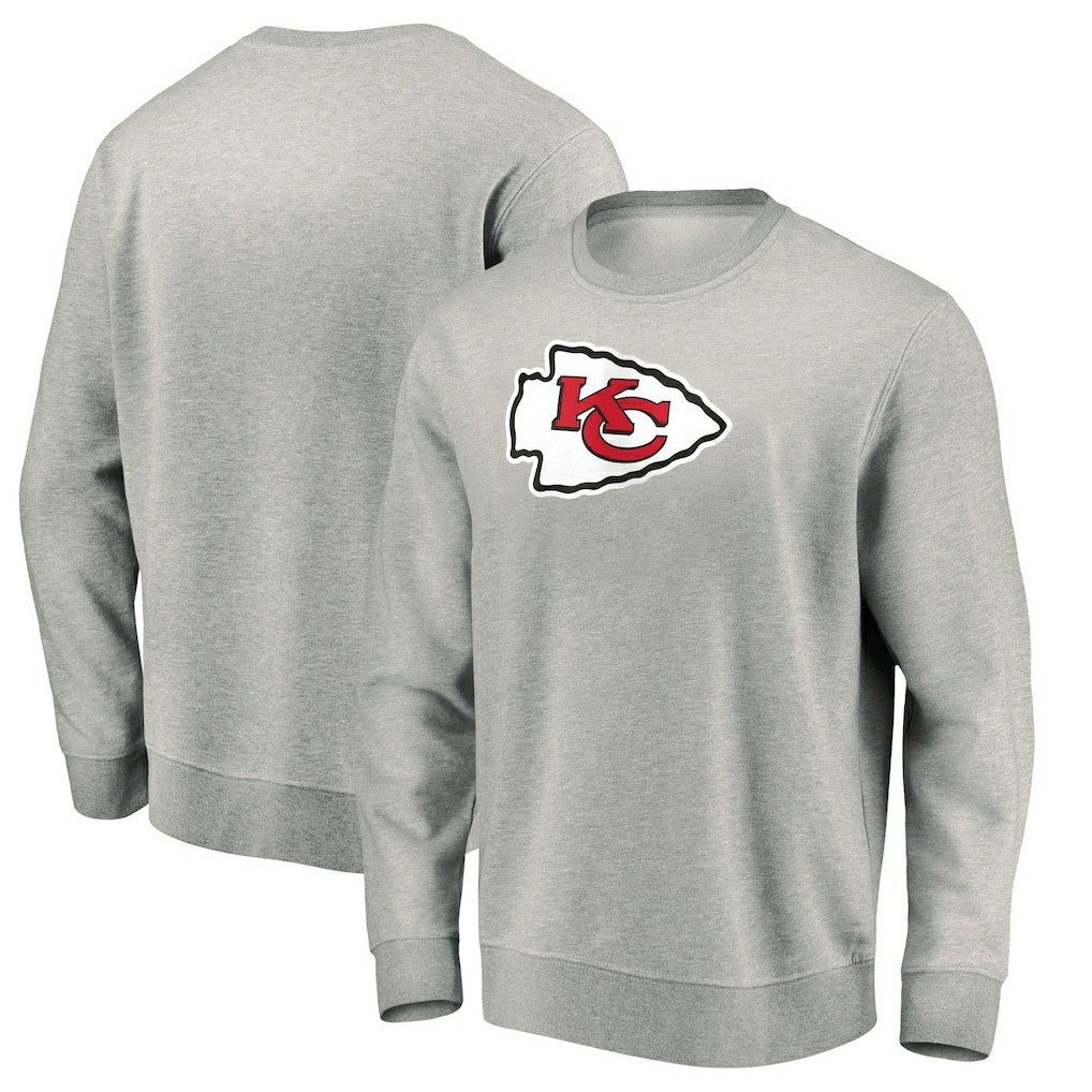 Kansas City Chiefs Pullover Sweatshirt - Gray discount