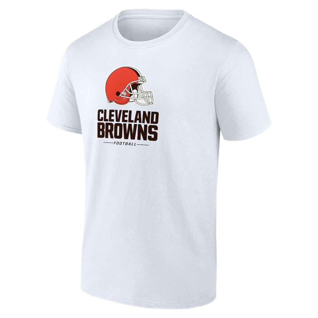 Cleveland Browns Team Lockup T-Shirt - White sale