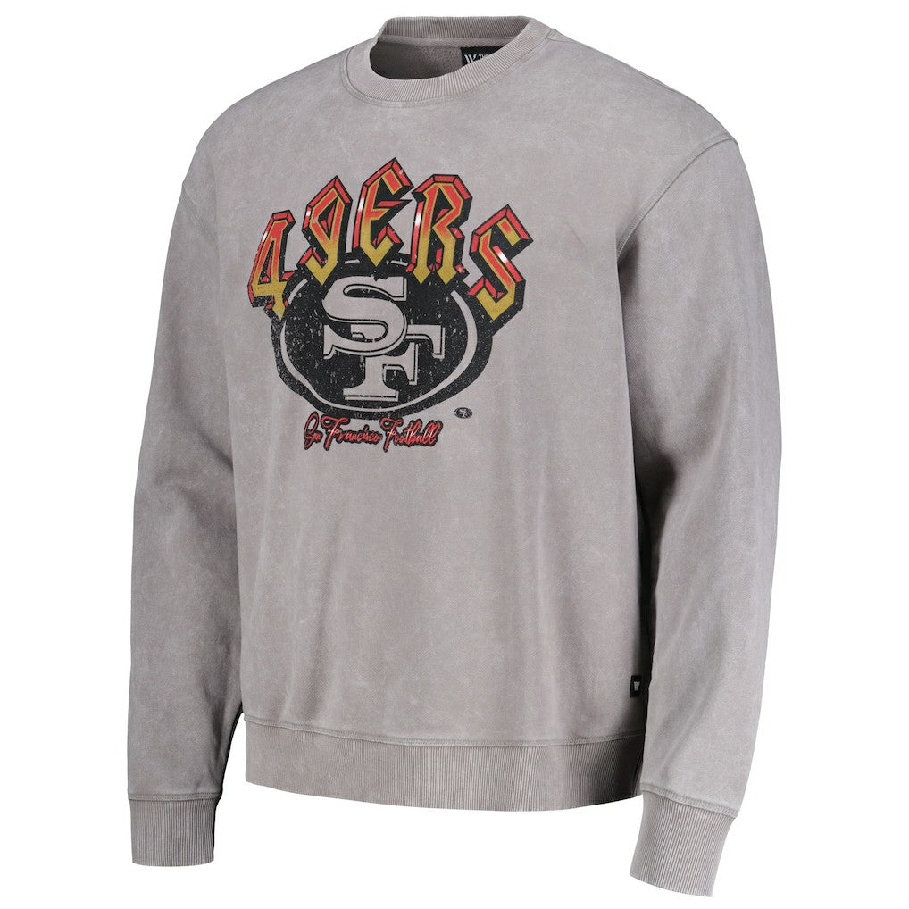 San Francisco 49ers The Wild Collective Unisex Distressed Pullover Sweatshirt - Gray outlet