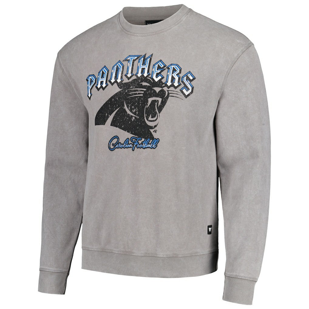Carolina Panthers The Wild Collective Unisex Distressed Pullover Sweatshirt - Gray sale