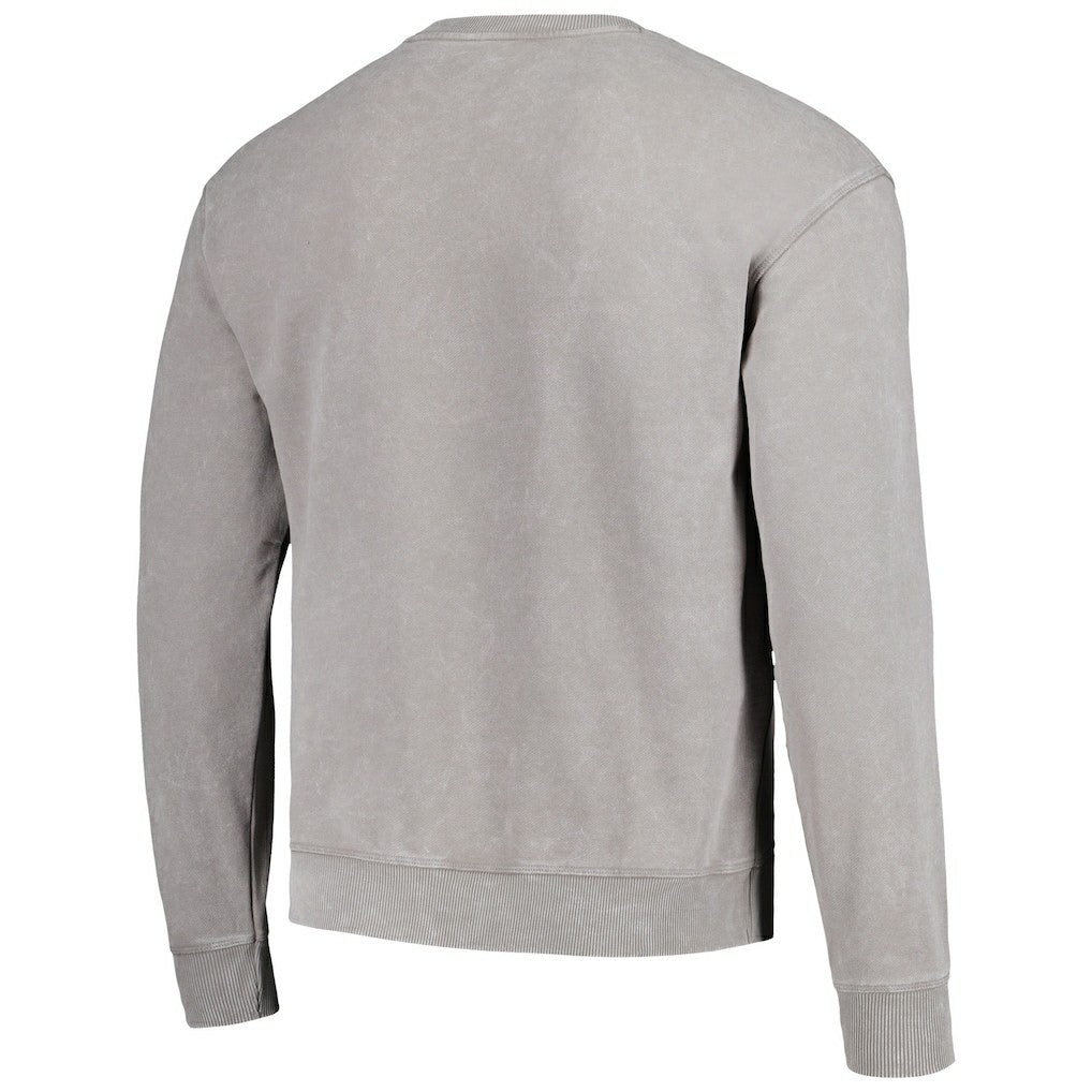 Carolina Panthers The Wild Collective Unisex Distressed Pullover Sweatshirt - Gray sale