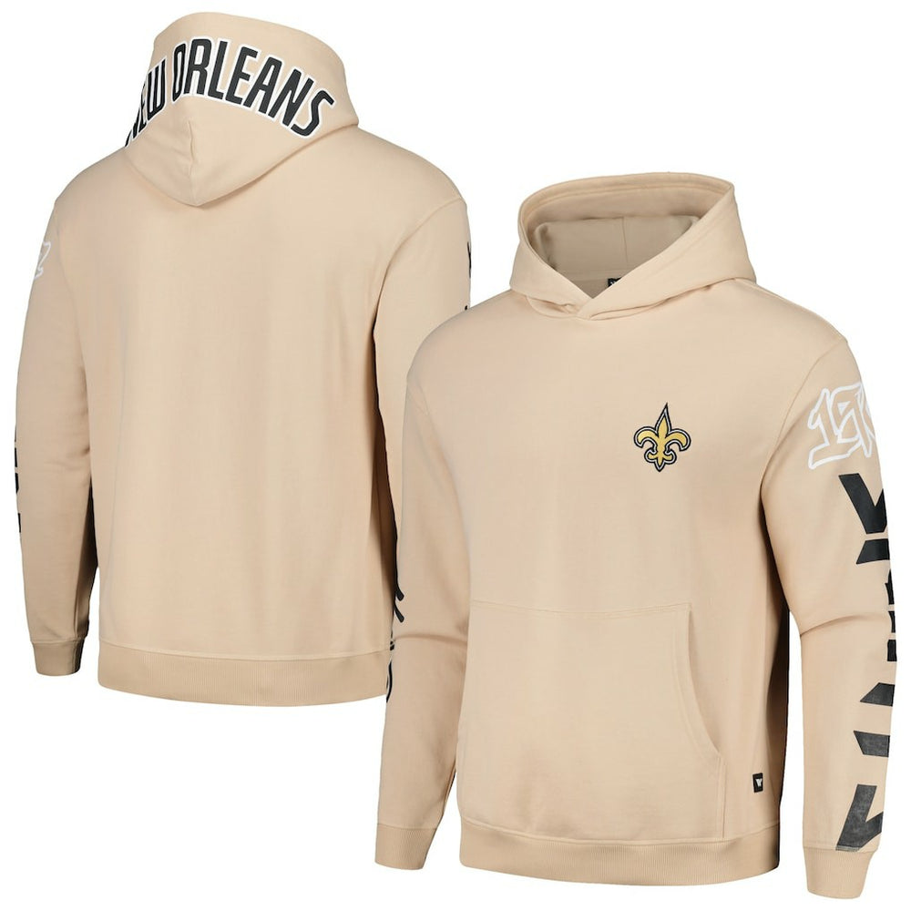 New Orleans Saints The Wild Collective Unisex Heavy Block Pullover Hoodie - Cream online