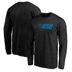 Carolina Panthers Team Lockup Long Sleeve T-Shirt - Black outlet