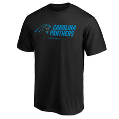 Carolina Panthers Team Lockup T-Shirt - Black cheap