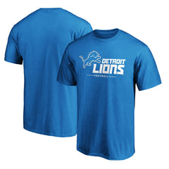Detroit Lions Team Lockup T-Shirt - Blue discount