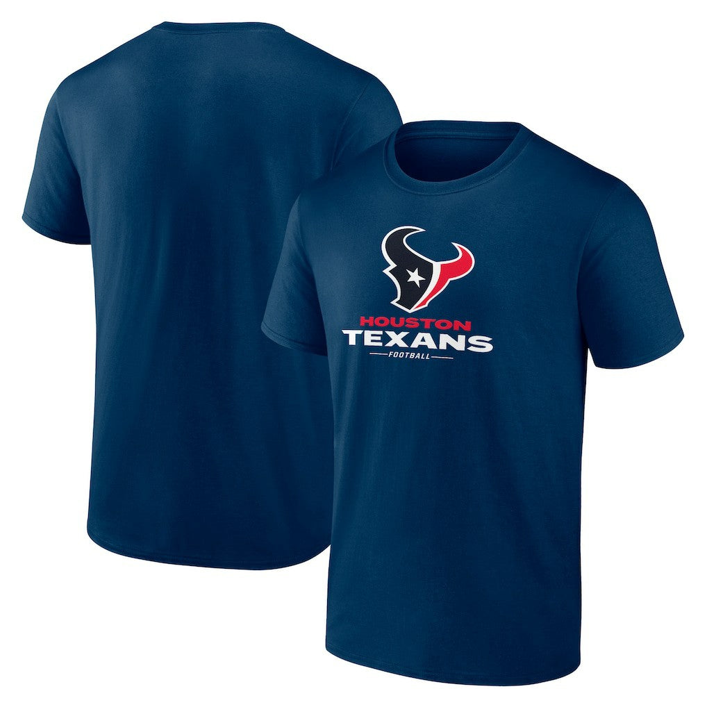 Houston Texans Team Lockup T-Shirt - Navy outlet