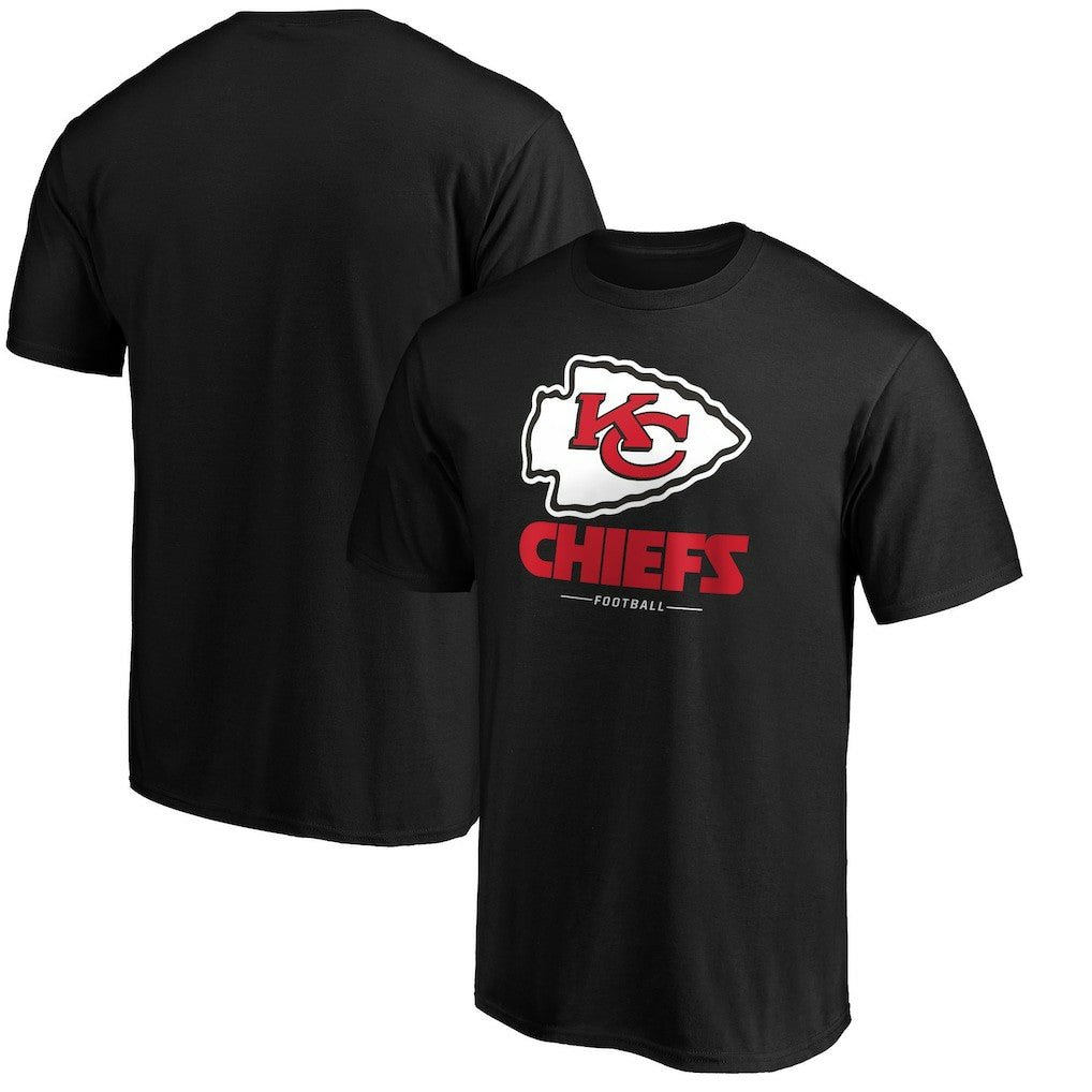 Kansas City Chiefs Team Lockup T-Shirt - Black for sale