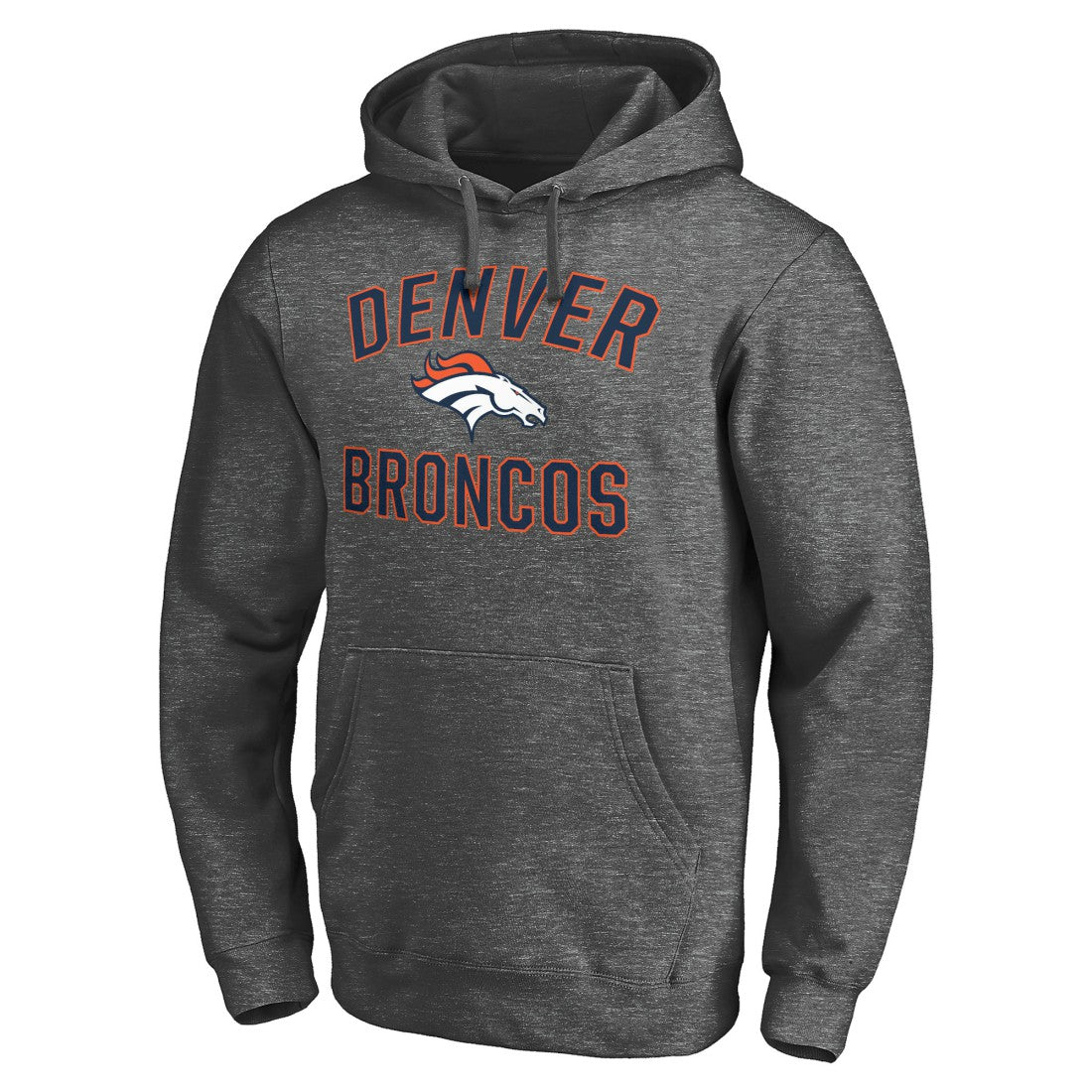 Denver Broncos Victory Arch Pullover Hoodie - Charcoal discount