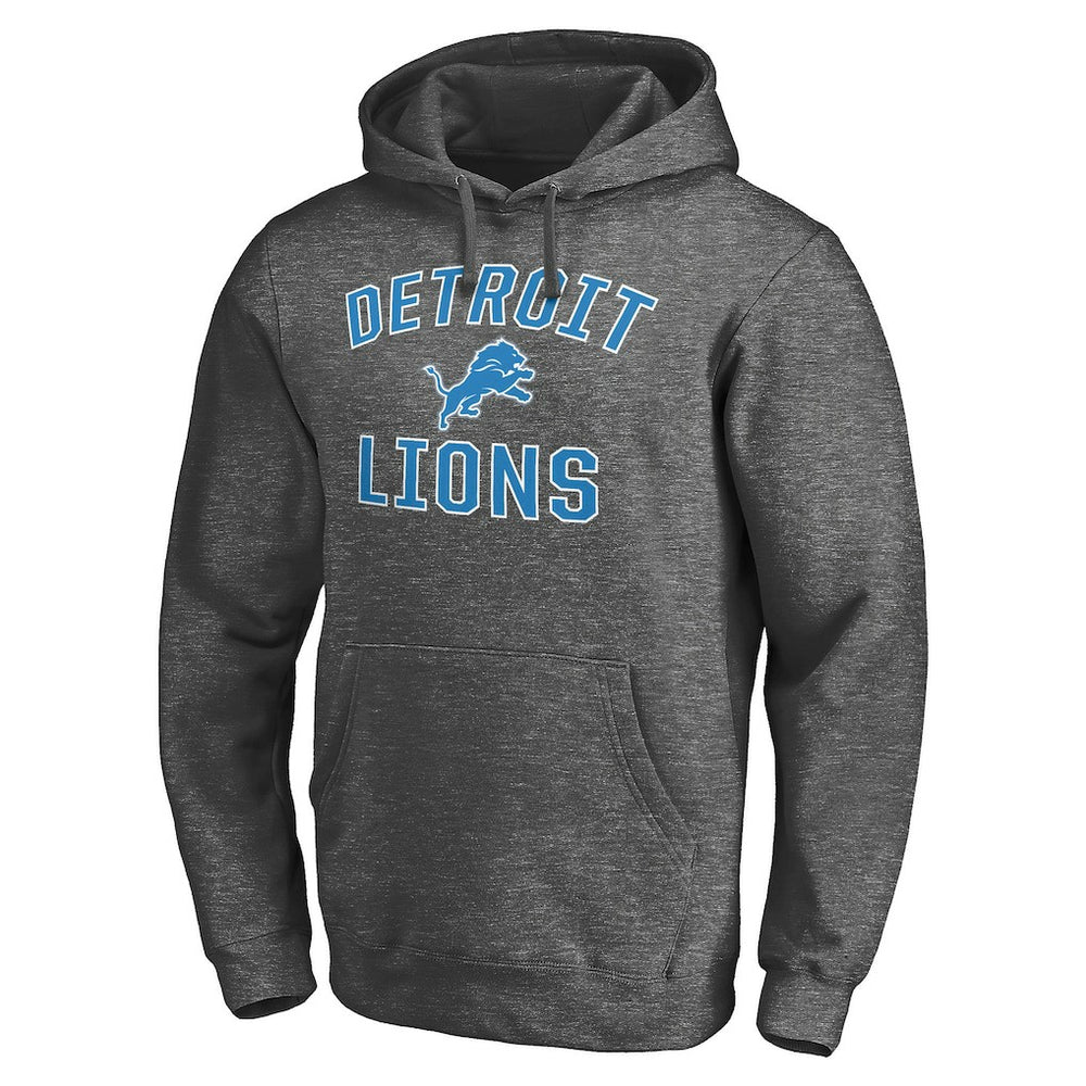 Detroit Lions Victory Arch Pullover Hoodie - Charcoal discount