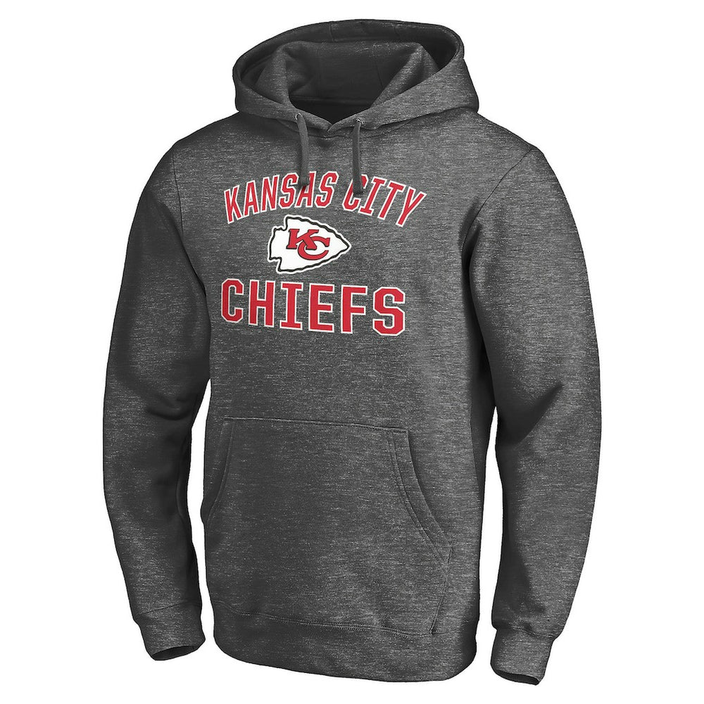 Kansas City Chiefs Victory Arch Pullover Hoodie - Charcoal cheap