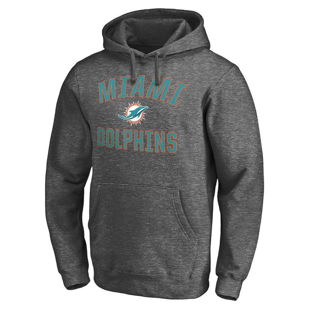 Miami Dolphins Victory Arch Pullover Hoodie - Charcoal outlet