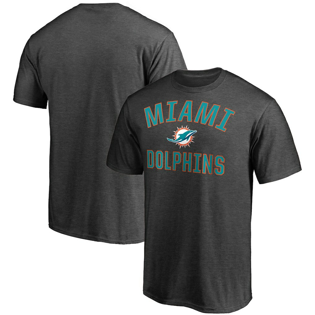 Miami Dolphins Victory Arch T-Shirt - Heather Charcoal online