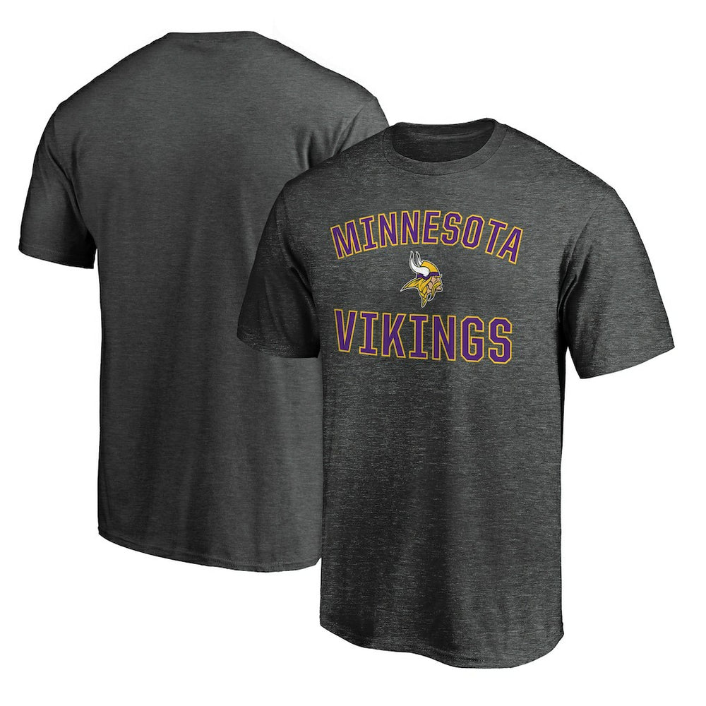 Minnesota Vikings Victory Arch T-Shirt - Heather Charcoal for sale