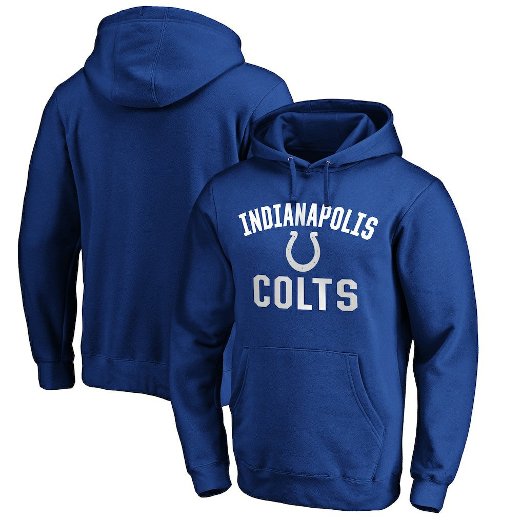 Indianapolis Colts Victory Arch Pullover Hoodie - Royal on sale