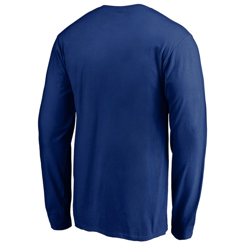 New York Giants On Side Stripe Long Sleeve T-Shirt - Royal on sale