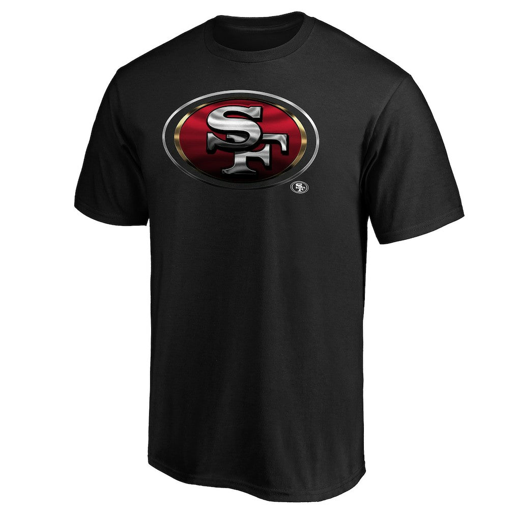 San Francisco 49ers Midnight Mascot Team Logo T-Shirt - Black for sale