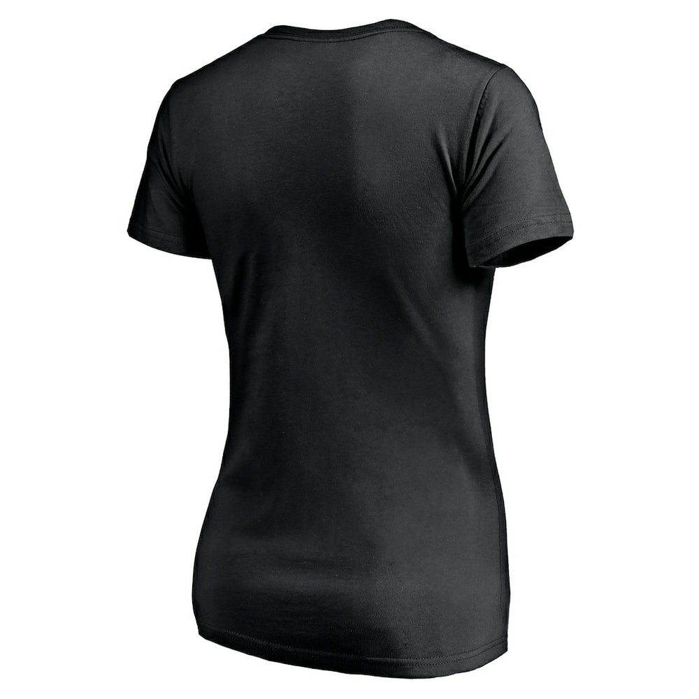 Las Vegas Raiders Women's Live For It V-Neck T-Shirt - Black sale