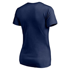 Seattle Seahawks Women's Live For It V-Neck T-Shirt - College Navy on sale