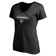 Las Vegas Raiders Women's Hometown Collection 1st Down V-Neck T-Shirt - Black sale