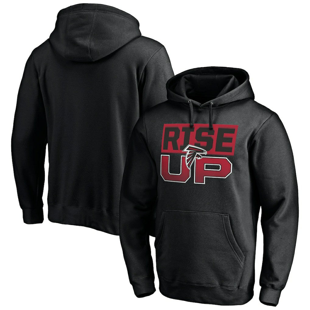 Atlanta Falcons Hometown Collection Sweep Pullover Hoodie - Black cheap