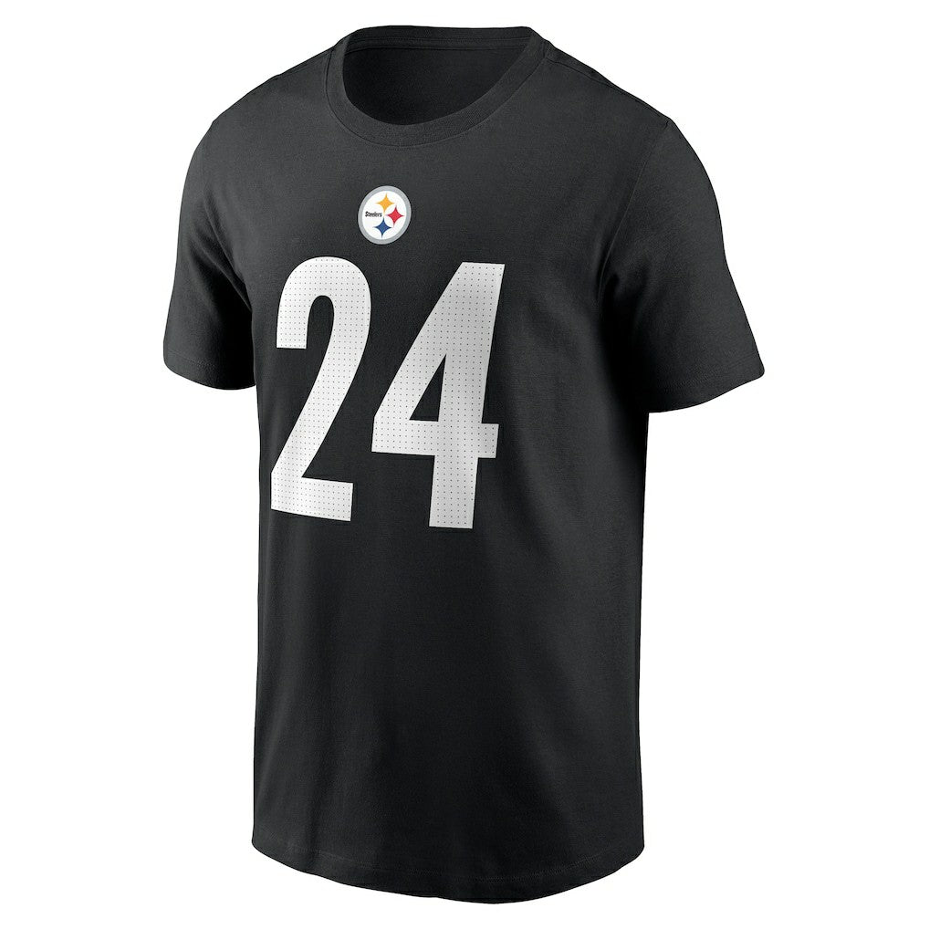 Joey Porter Jr. Pittsburgh Steelers Player Name & Number T-Shirt - Black cheap