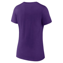 Minnesota Vikings Women's Hometown Collection Defend The North V-Neck T-Shirt - Purple cheap