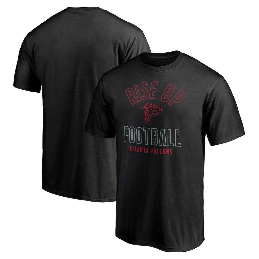 Atlanta Falcons Nickname Arc T-Shirt - Black outlet