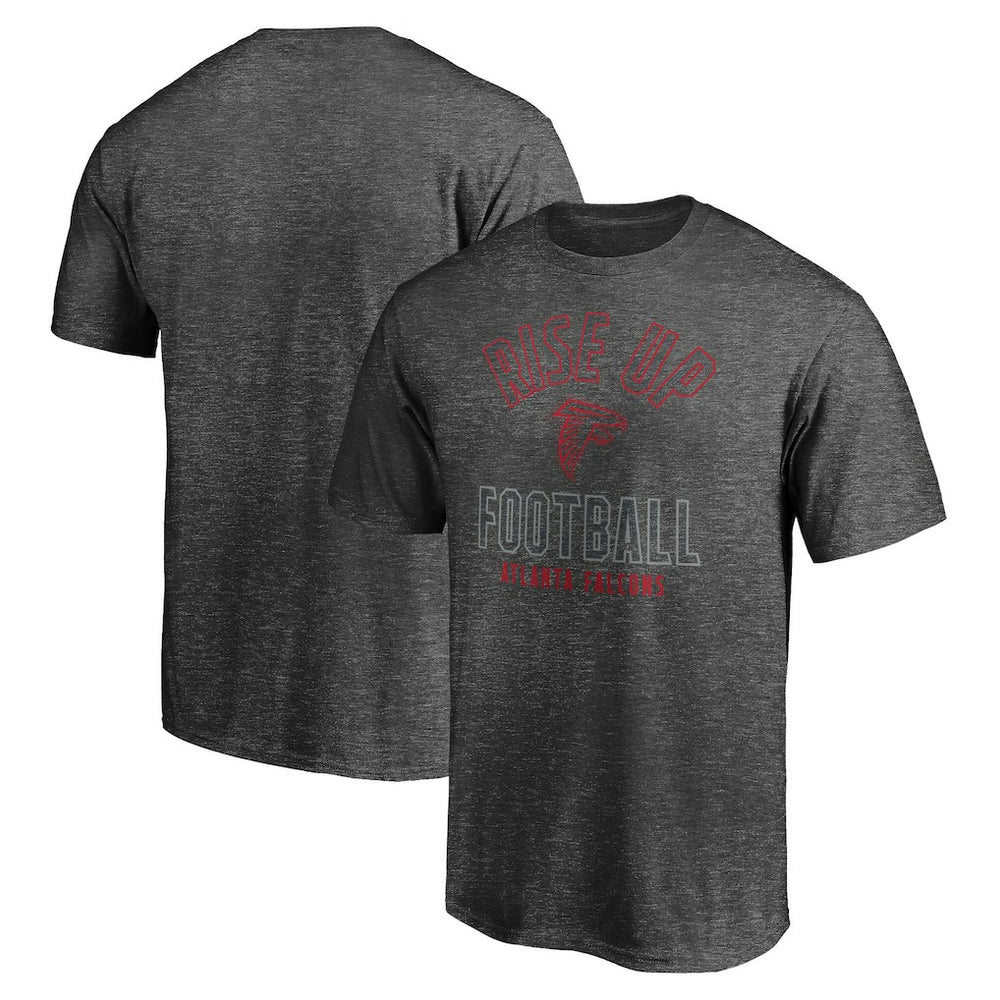 Atlanta Falcons Nickname Arc T-Shirt - Charcoal sale
