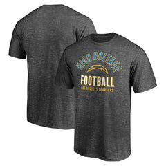 Los Angeles Chargers Nickname Arc T-Shirt - Charcoal on sale