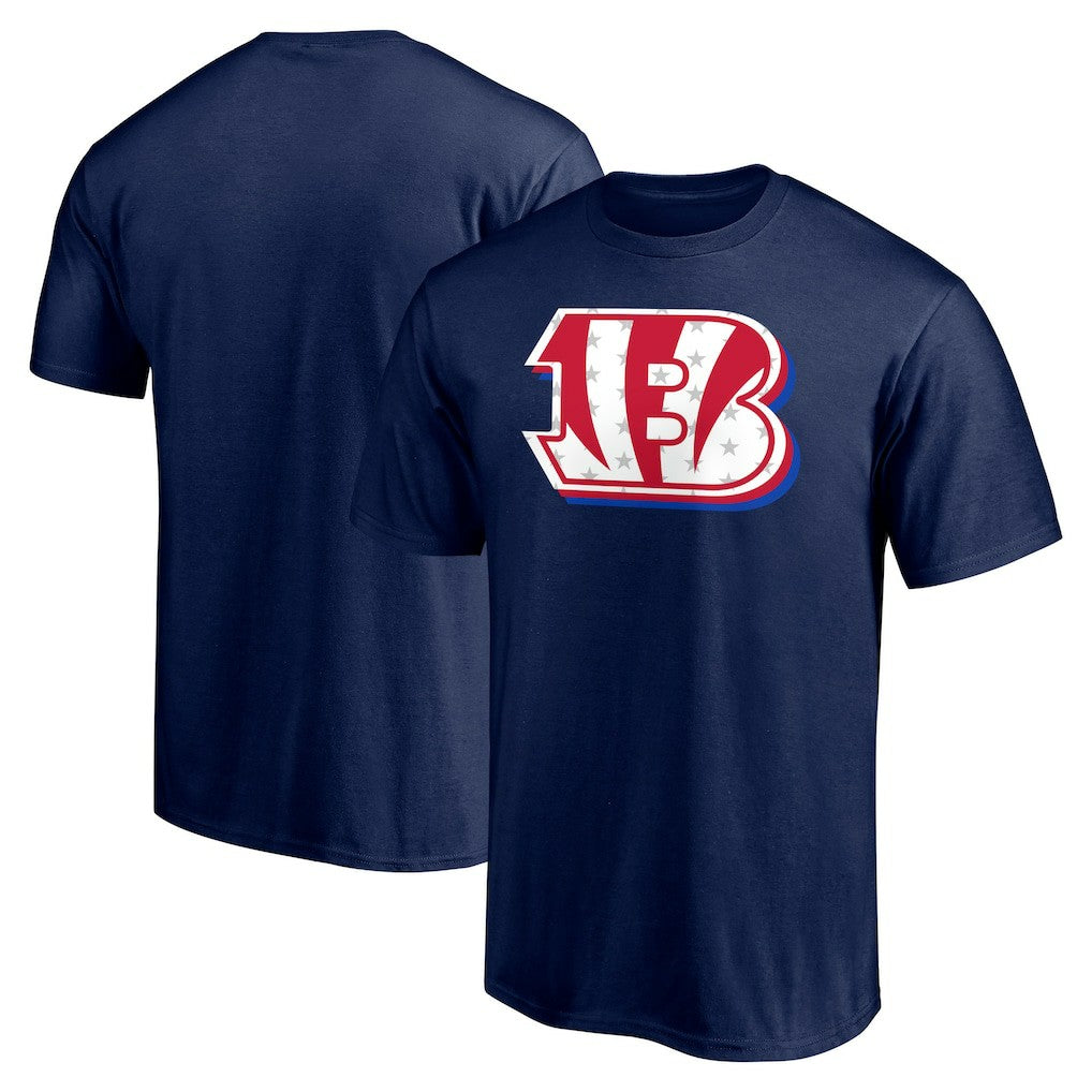 Cincinnati Bengals Red White and Team T-Shirt - Navy online