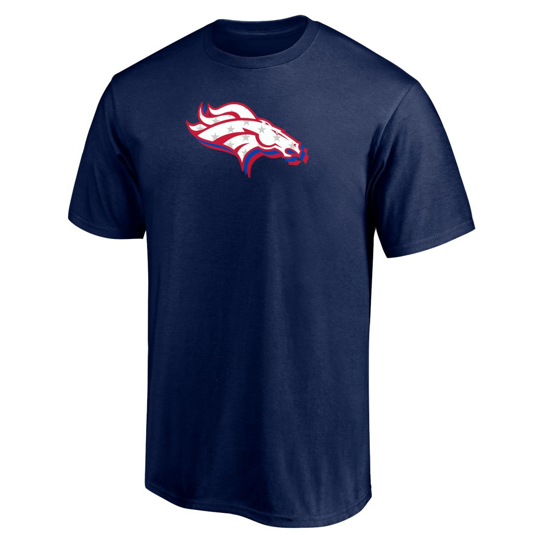Denver Broncos Red White and Team T-Shirt - Navy sale