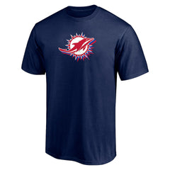 Miami Dolphins Red White and Team T-Shirt - Navy sale
