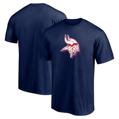 Minnesota Vikings Red White and Team T-Shirt - Navy on sale