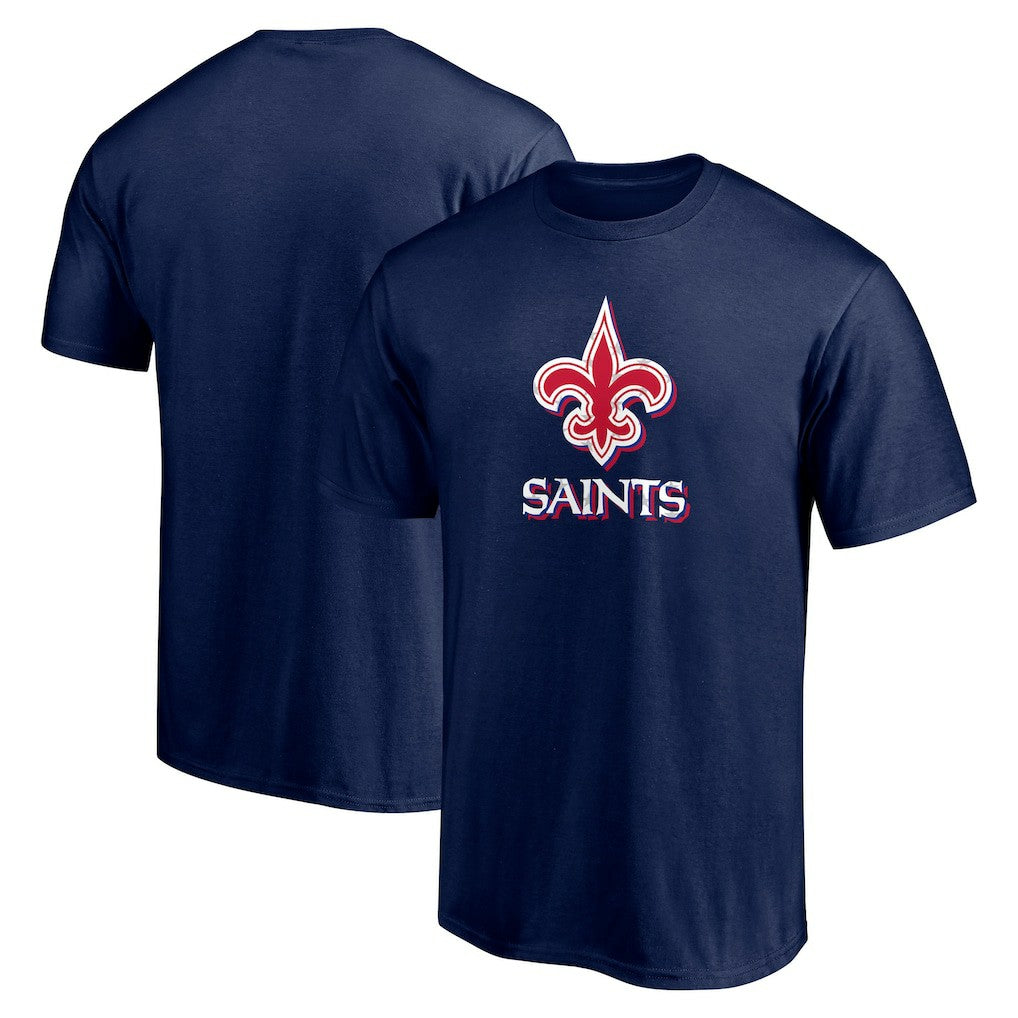 New Orleans Saints Red White and Team T-Shirt - Navy discount