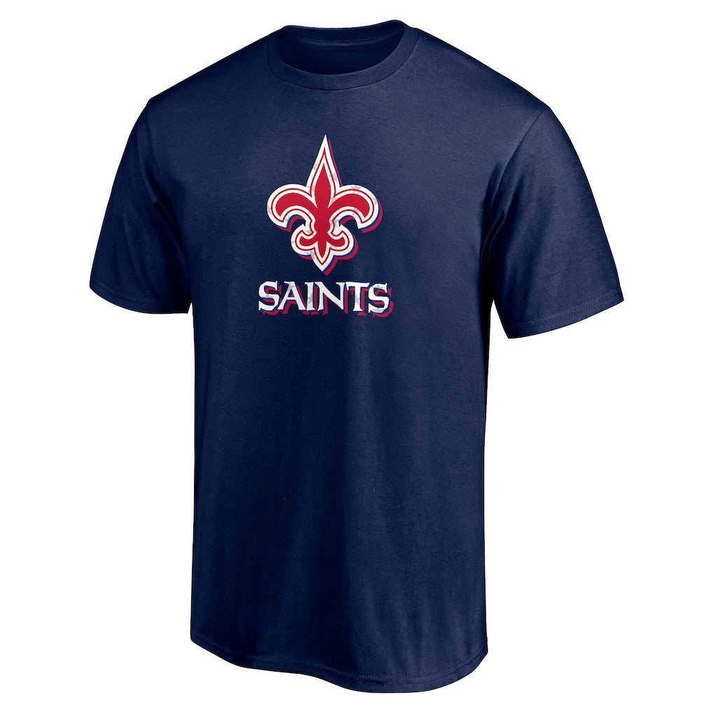 New Orleans Saints Red White and Team T-Shirt - Navy discount