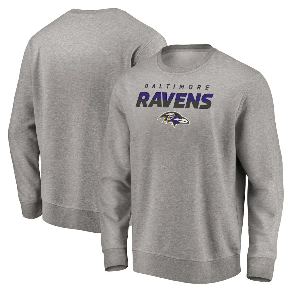 Baltimore Ravens Elevate Play Pullover Sweatshirt - Gray sale