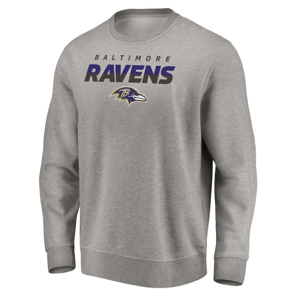 Baltimore Ravens Elevate Play Pullover Sweatshirt - Gray sale