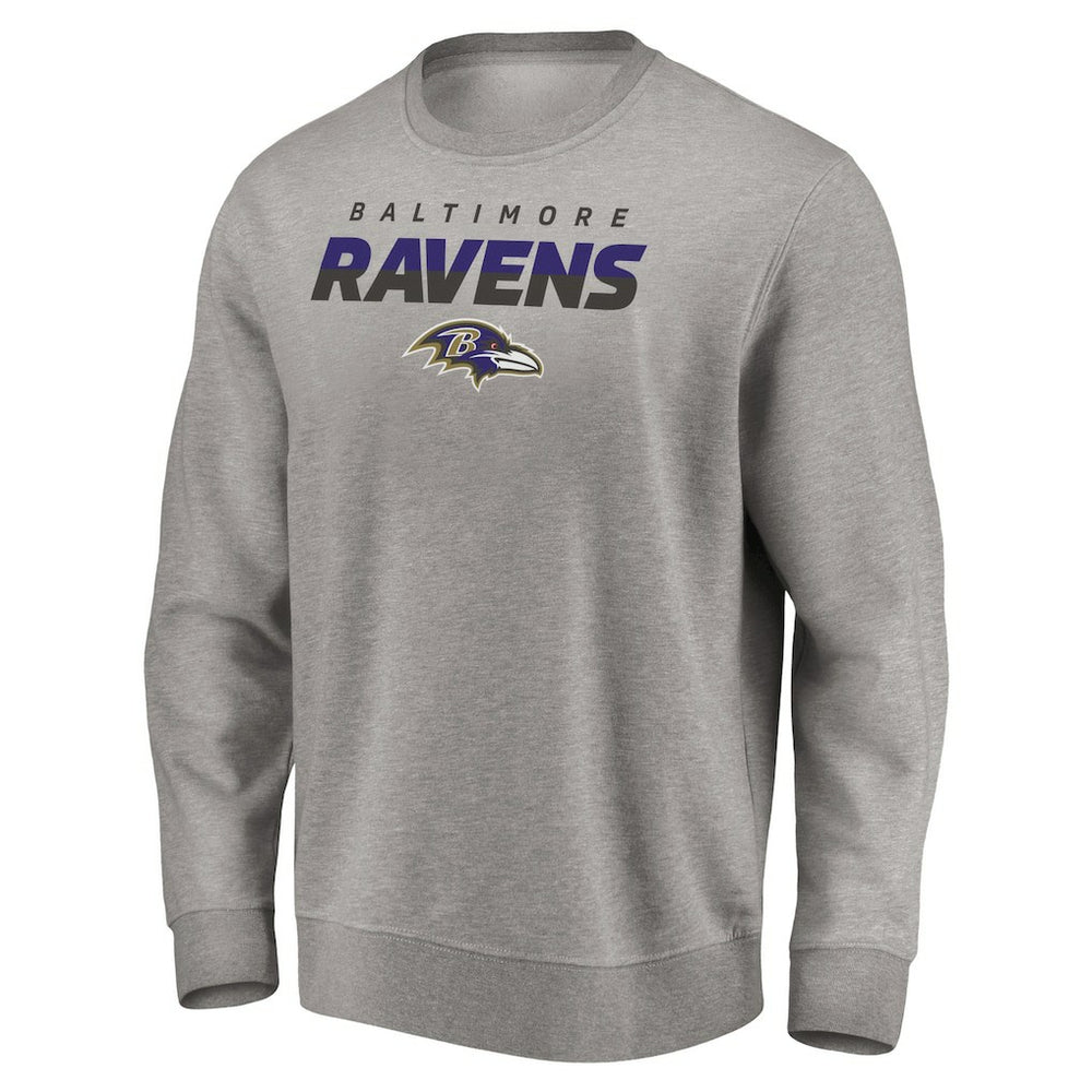 Baltimore Ravens Elevate Play Pullover Sweatshirt - Gray sale