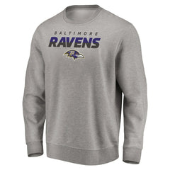 Baltimore Ravens Elevate Play Pullover Sweatshirt - Gray sale